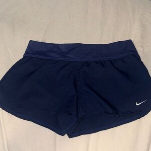 Nike Women's Deep Blue Athletic Shorts
